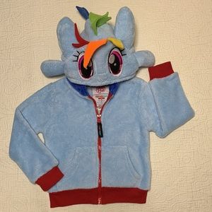 3T Rainbow Dash Hoodsbee by My Little Pony Hoodie/Plush Friend